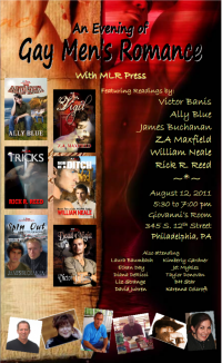 Booksigning Event at Giovanni’s Room in Philadelphia